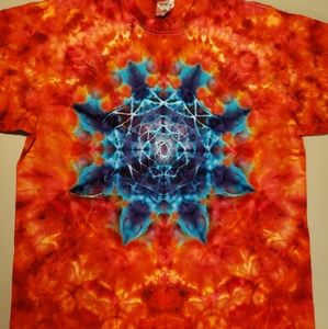 Hand-made tie-dye T-shirt